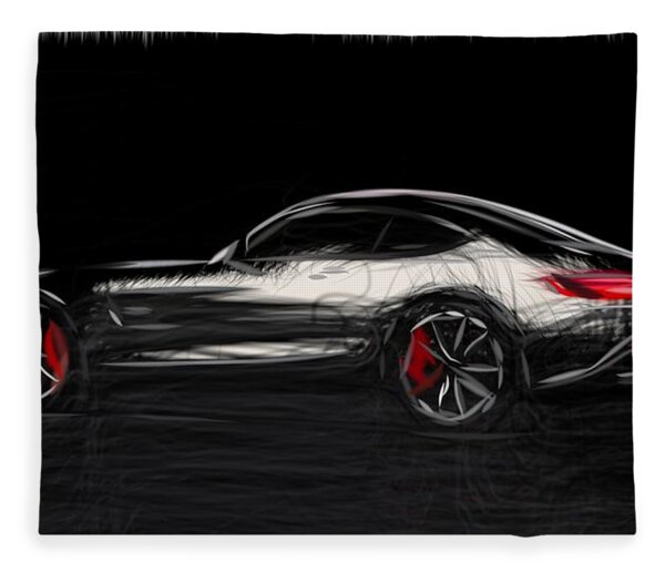 Mercedes-Benz Ribbed Fleece Blanket