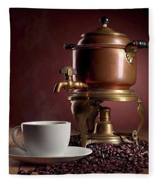 https://render.fineartamerica.com/images/rendered/medium/flat/blanket/images/artworkimages/medium/2/fresh-brewed-coffee-in-a-cup-with-coffee-beans-and-an-antique-brass-percolator-harrison-michael-s.jpg