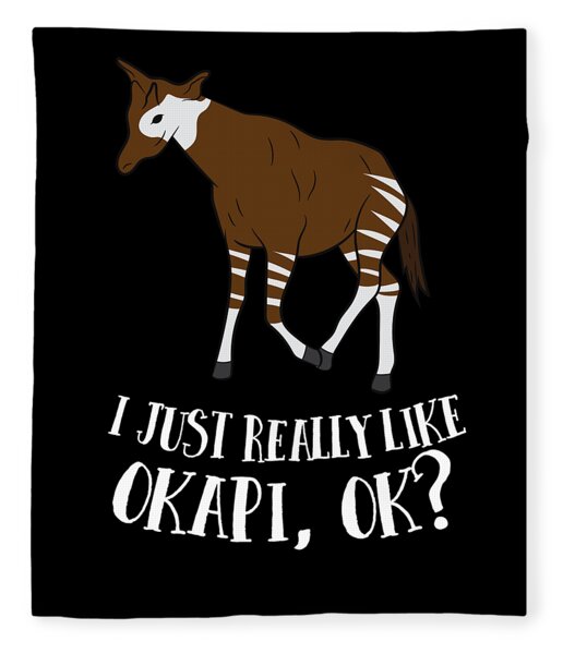 Funny I Just Really Like Okapi Ok Cute Okapi shirt