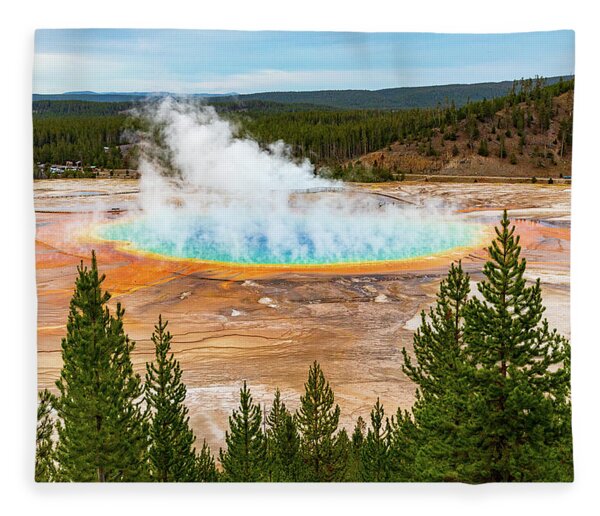  Photograph - Grand Prismatic Overlook by Tim Stanley