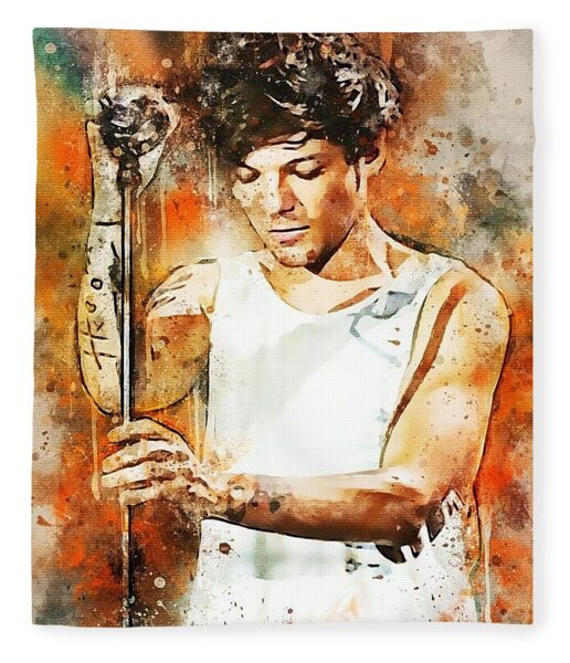 Louis Tomlinson Throw Blanket for Sale by Chelsy Creation Co