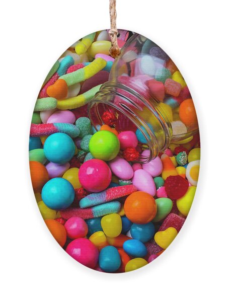 Lovely Classic Glass Marbles Spilling Out Of Jar by Garry Gay