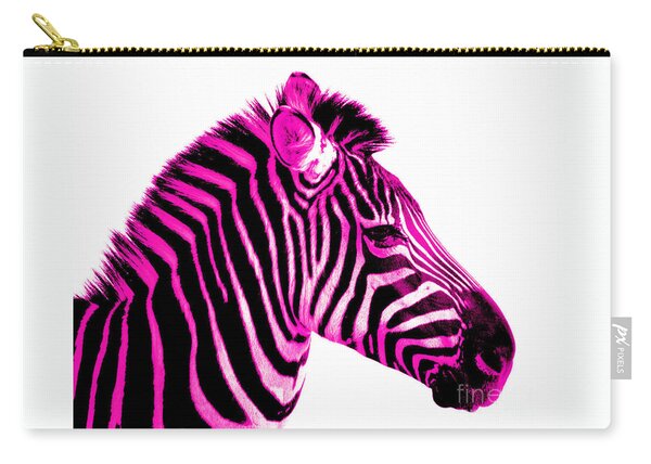 Hot Pink Zebra Carry-all Pouch.