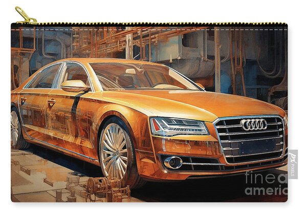 Audi - One Day Zip Pouch by Cars Merch - Pixels