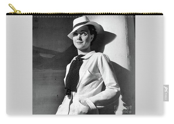 Coco Chanel wearing her Signature Suit- Weekender Tote Bag by Diane Hocker  - Pixels