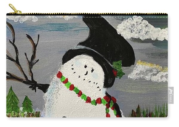 Melting Snowman Paintings by Debbie Steiner 