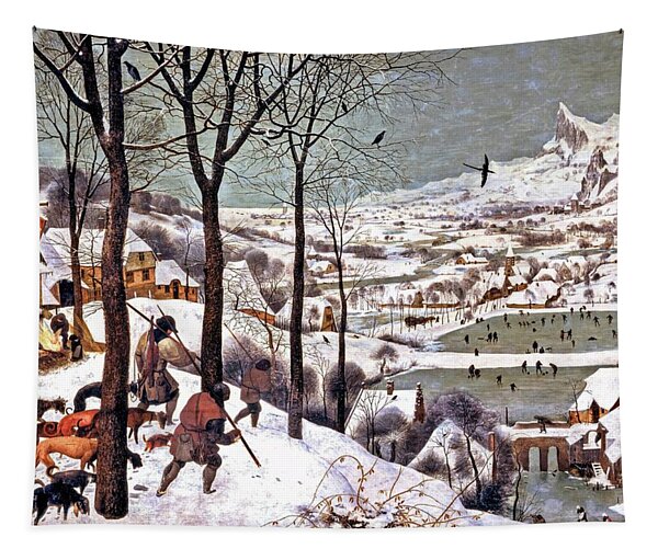 Skiing tapestry top