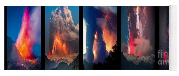  Photograph - Eruptions Collage by Catherine Lott