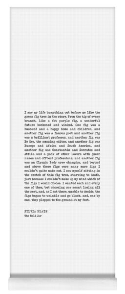 The Bell Jar - Sylvia Plath Quote - Literature - Typewriter Print 3 -  Vintage Art Print by Studio Grafiikka - Fine Art America