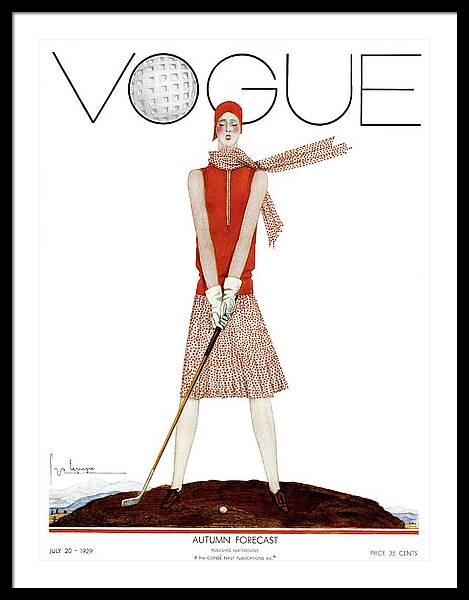 Golf Bag Patent 1905 - Vintage Art Print by Stephen Younts - Fine