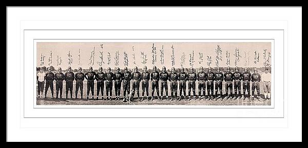 Framed and Matted Evolution History Washington Redskins Uniforms Print —  The Greatest-Scapes
