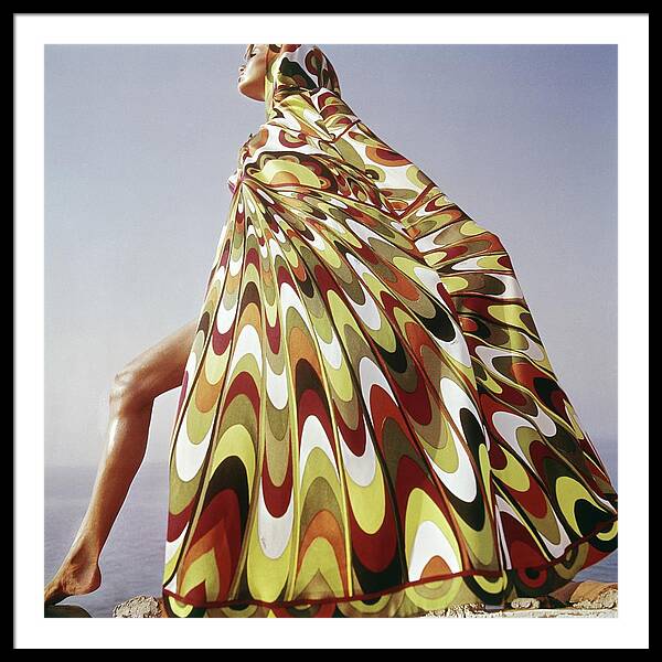 Model In Emilio Pucci Dress by Henry Clarke