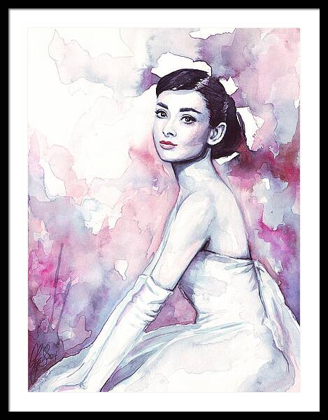 Audrey Hepburn Framed Art Prints for Sale - Fine Art America