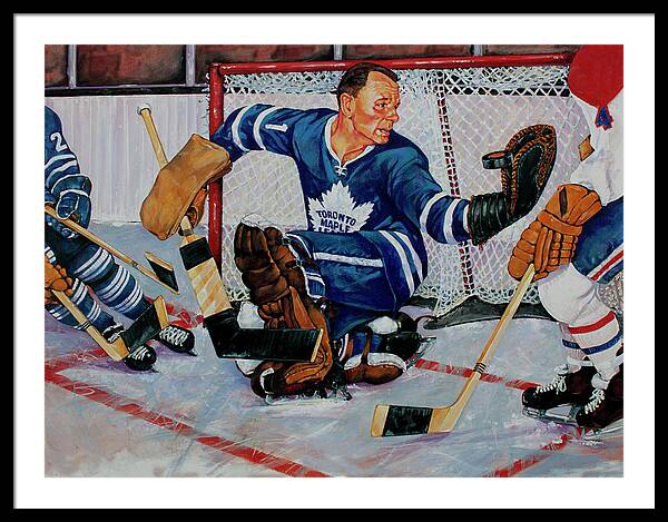 Gerry Cheevers Fine Art Print by Unknown at