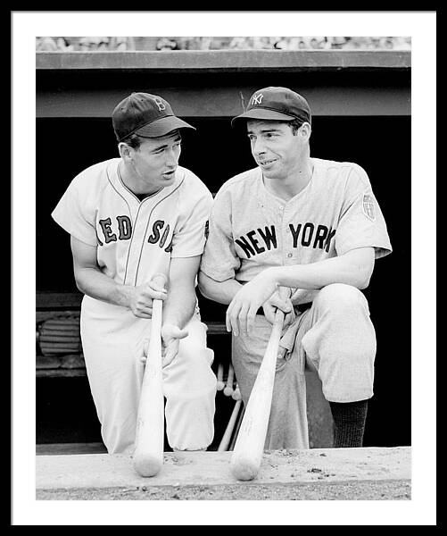 Joe DiMaggio and Ted Williams T-Shirt by Gianfranco Weiss - Pixels Merch