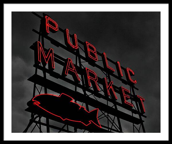Washington Pike Place Market Coloring Page {FREE Printable!} – The Art Kit