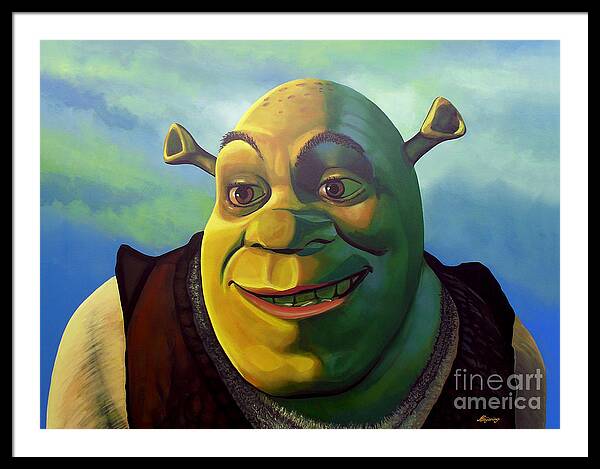 Shrek T-Pose  Photographic Print for Sale by KikimoraFasbn