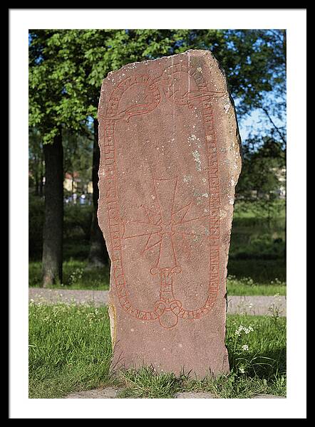 Olsbro rune stone. This stone, like many other rune stones