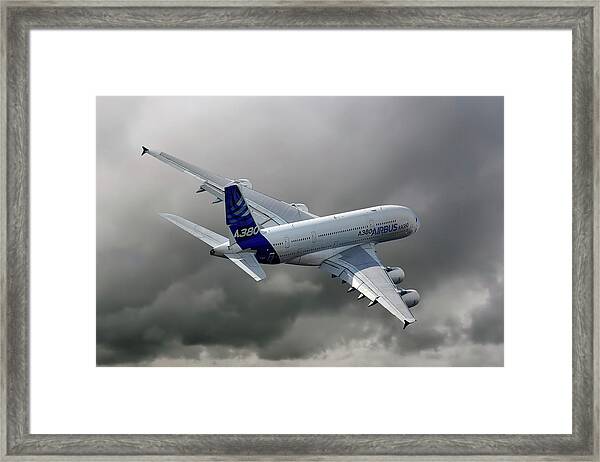 Emirates Airbus A380 Plane 1 Signed Autograph Poster Print A4 A5 Frame 