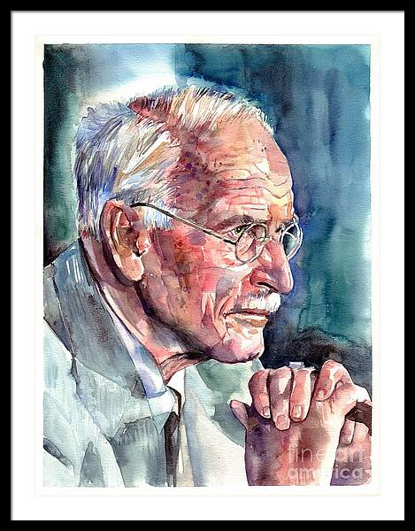 Carl Jung Portrait, Digital Painting