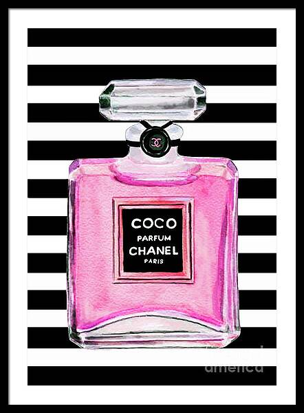 Chanel Perfume Bottle Canvas Art Print