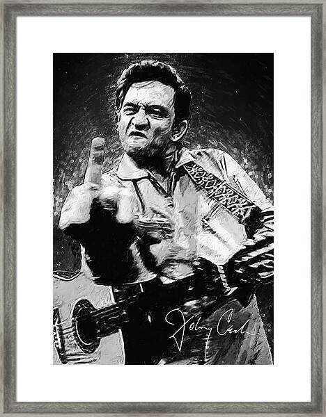 FREE DELIVERY JOHNNY CASH #3 A5 Signed Mounted Photo Print 
