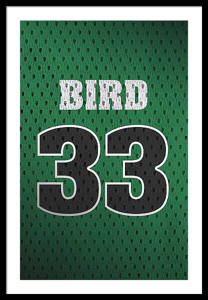 Larry Bird Boston Celtics Retro Vintage Jersey Closeup Graphic Design Zip  Pouch by Design Turnpike - Instaprints