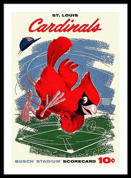1964 St. Louis Cardinals Scorecard Art Weekender Tote Bag by Row One Brand  - Fine Art America