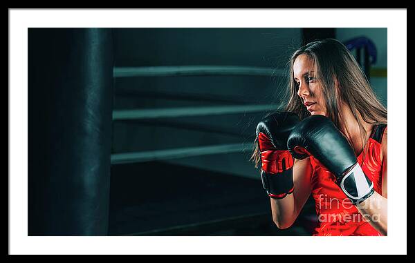 Female Boxer #5 by Microgen Images/science Photo Library