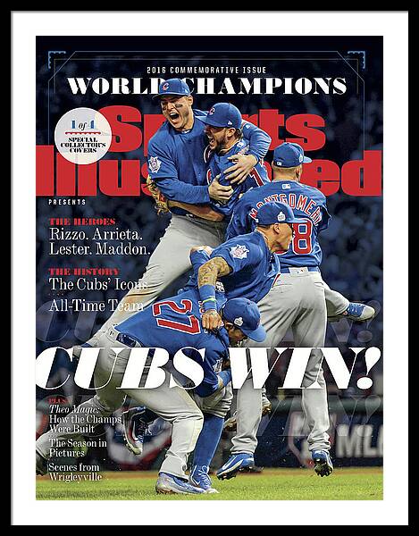 Chicago Cubs 2016 World Series CHAMPIONS 5-Player Commemorative Poster –  Sports Poster Warehouse