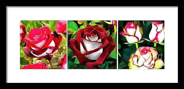  Painting - Acrylic Roses by Catherine Lott