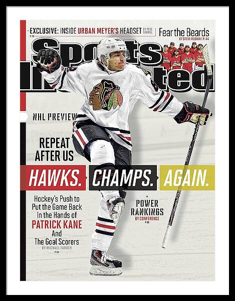 Chicago Blackhawks Patrick Kane, 2013-14 Nhl Hockey Season Sports  Illustrated Cover by Sports Illustrated