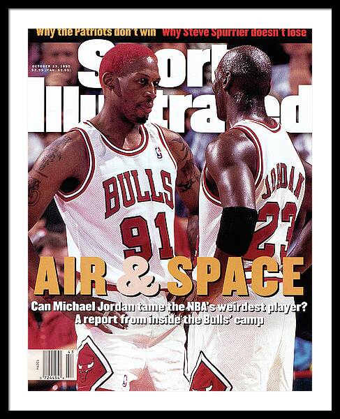 Chicago Bulls Coach Phil Jackson, Michael Jordan, And Sports Illustrated  Cover Poster