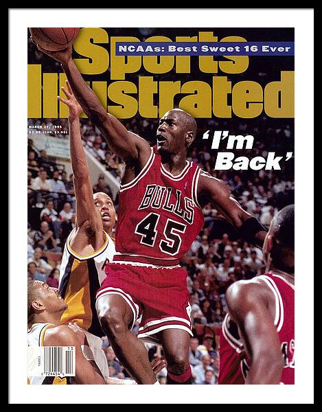 Chicago Bulls Michael Jordan Retires Sports Illustrated Cover Canvas Print  / Canvas Art by Sports Illustrated - Sports Illustrated Covers