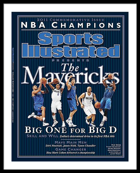 Won and Done fine art print celebrating the Dallas Mavericks 2011 NBA  Championship win
