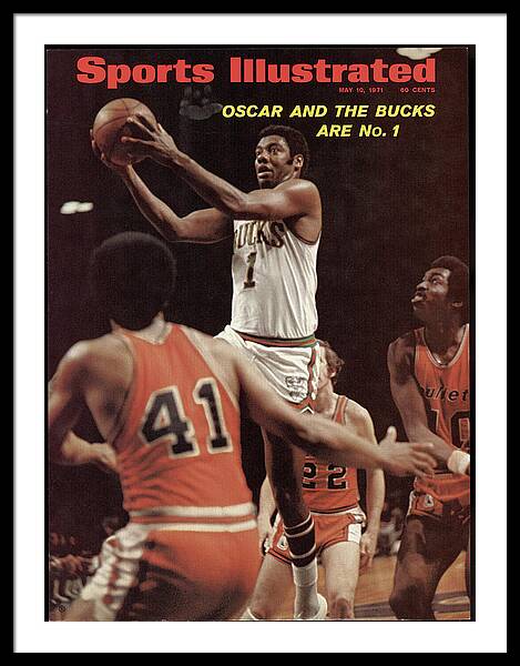 Oscar Robertson and Jerry West by Wen Roberts