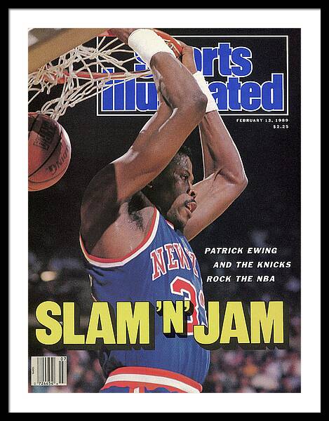 New York Knicks Patrick Ewing Sports Illustrated Cover Framed Print by  Sports Illustrated - Sports Illustrated Covers