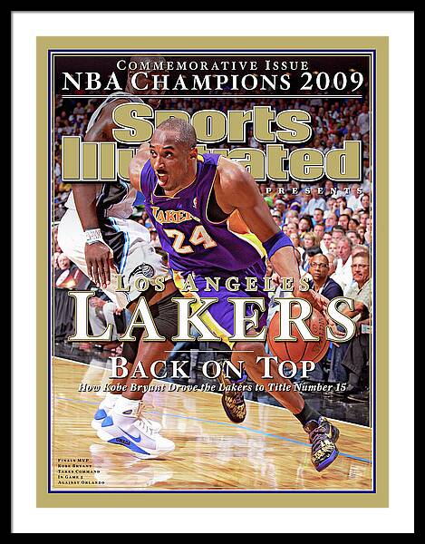 Los Angeles Lakers 16-TIME NBA CHAMPIONS Official Commemorative Wall POSTER