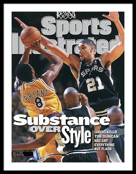 San Antonio Spurs David Robinson, 1999 Nba Finals Sports Illustrated Cover  Framed Print by Sports Illustrated - Sports Illustrated Covers
