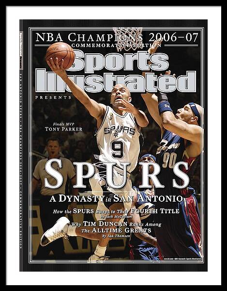 San Antonio Spurs Tony Parker, 2007 Nba Finals Sports Illustrated Cover by  Sports Illustrated