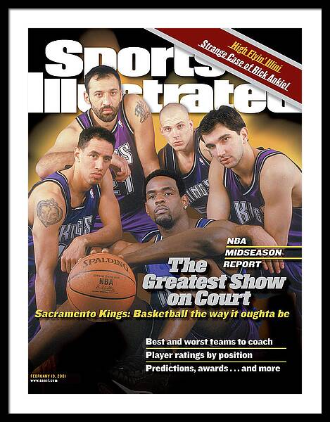 Sacramento Kings Vs Utah Jazz, 2003 Nba Western Conference Sports  Illustrated Cover Framed Print by Sports Illustrated - Sports Illustrated  Covers