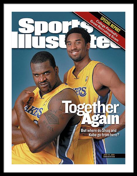 Los Angeles Lakers Shaquille Oneal, 2001 - 2002 Nba Sports Illustrated  Cover by Sports Illustrated