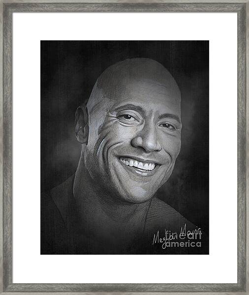 B511 Dwayne Johnson The Rock Laugh & Smiling 8x10 Photo Print Wall Art Decor 