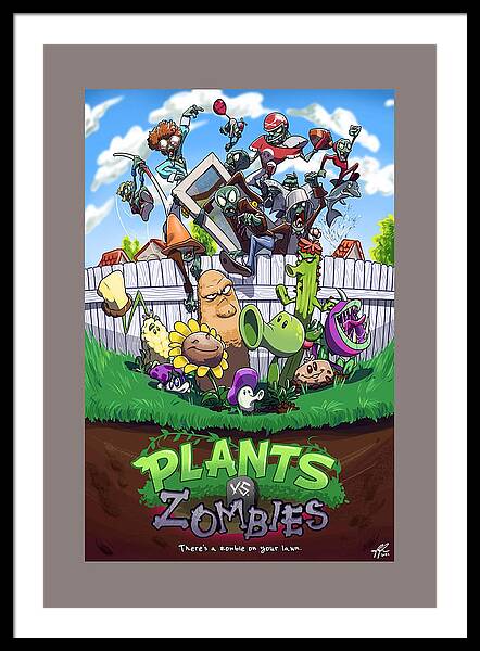 Plants VS Zombies Drawing by Heaven Rippin - Fine Art America