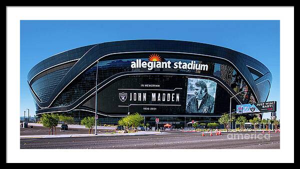 Allegiant Stadium Las Vegas Raiders John Madden Tribute Game day Panoramic  View Jigsaw Puzzle by Aloha Art - Fine Art America