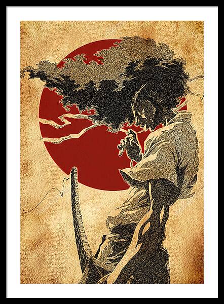 Afro Samurai Painting by Sho Pow - Fine Art America