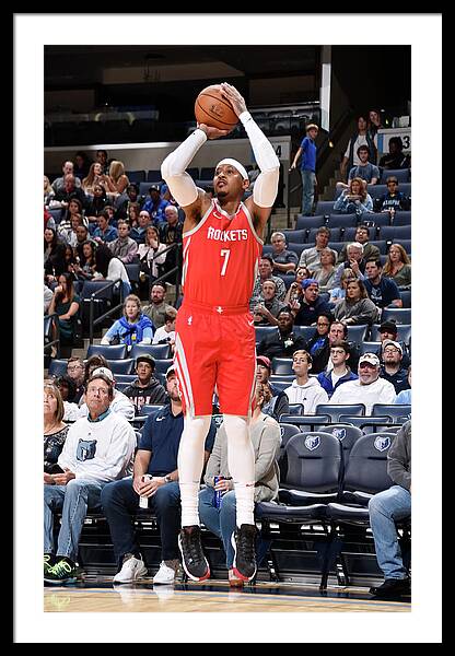 Carmelo Anthony Rookie Debut Signed 8x10 Framed Photo - SWIT Sports