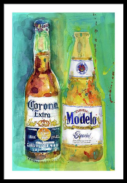 Modelo Beer Framed Art Prints for Sale - Fine Art America