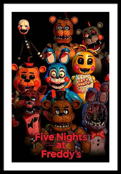 Five Nights at Freddy's - FNAF 4 - Nightmare Freddy Art Print for