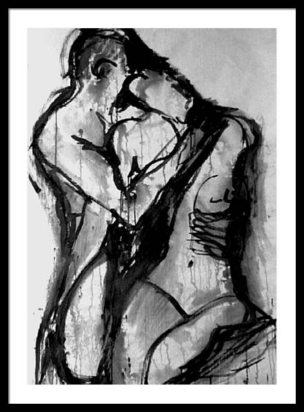 442px x 600px - Erotic Couple Framed Art Prints for Sale | Fine Art America
